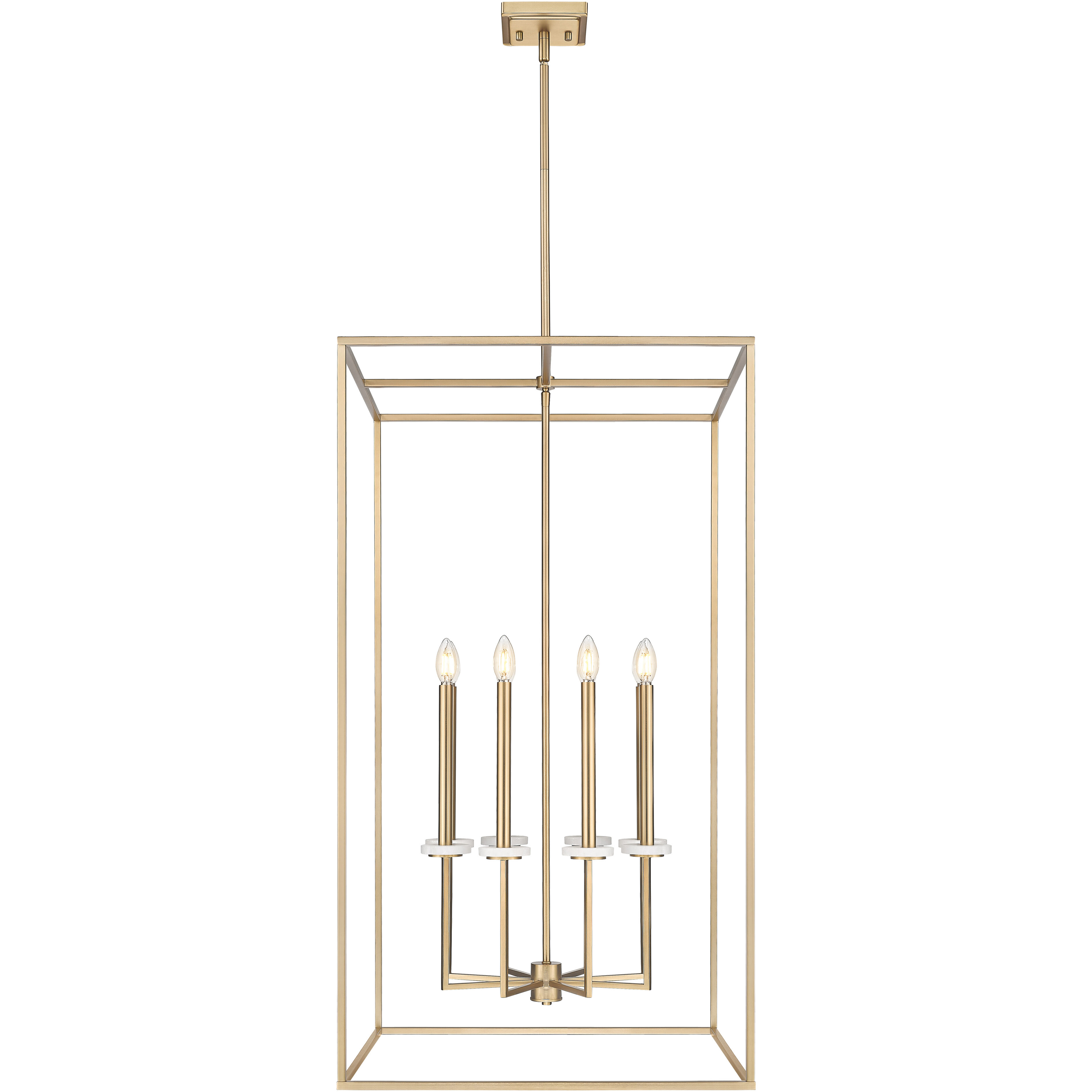 Gaultier 8 Light 24 inch Mondern Gold Chandelier Ceiling Light in Modern Gold
