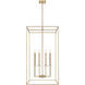 Gaultier 8 Light 24 inch Mondern Gold Chandelier Ceiling Light in Modern Gold