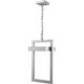 Luttrel LED 10.5 inch Silver Outdoor Chain Mount Ceiling Fixture