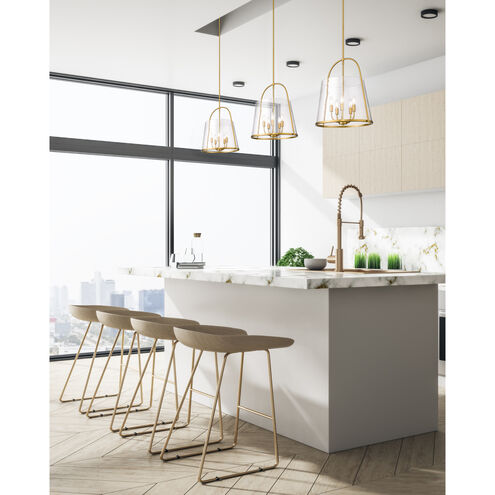 Archis 5 Light 18 inch Modern Gold Pendant Ceiling Light