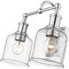 Bryant 2 Light 16 inch Chrome Vanity Wall Light