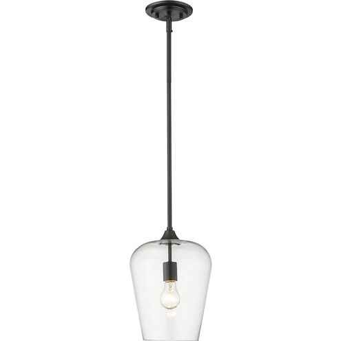 Joliet 1 Light 9 inch Matte Black Pendant Ceiling Light