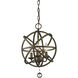 Acadia 3 Light 12 inch Golden Bronze Chandelier Ceiling Light