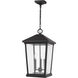 Beacon 3 Light 12 inch Oil Rubbed Bronze Outdoor Chain Mount Ceiling Fixture