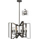 Marsala 6 Light 20 inch Bronze Chandelier Ceiling Light