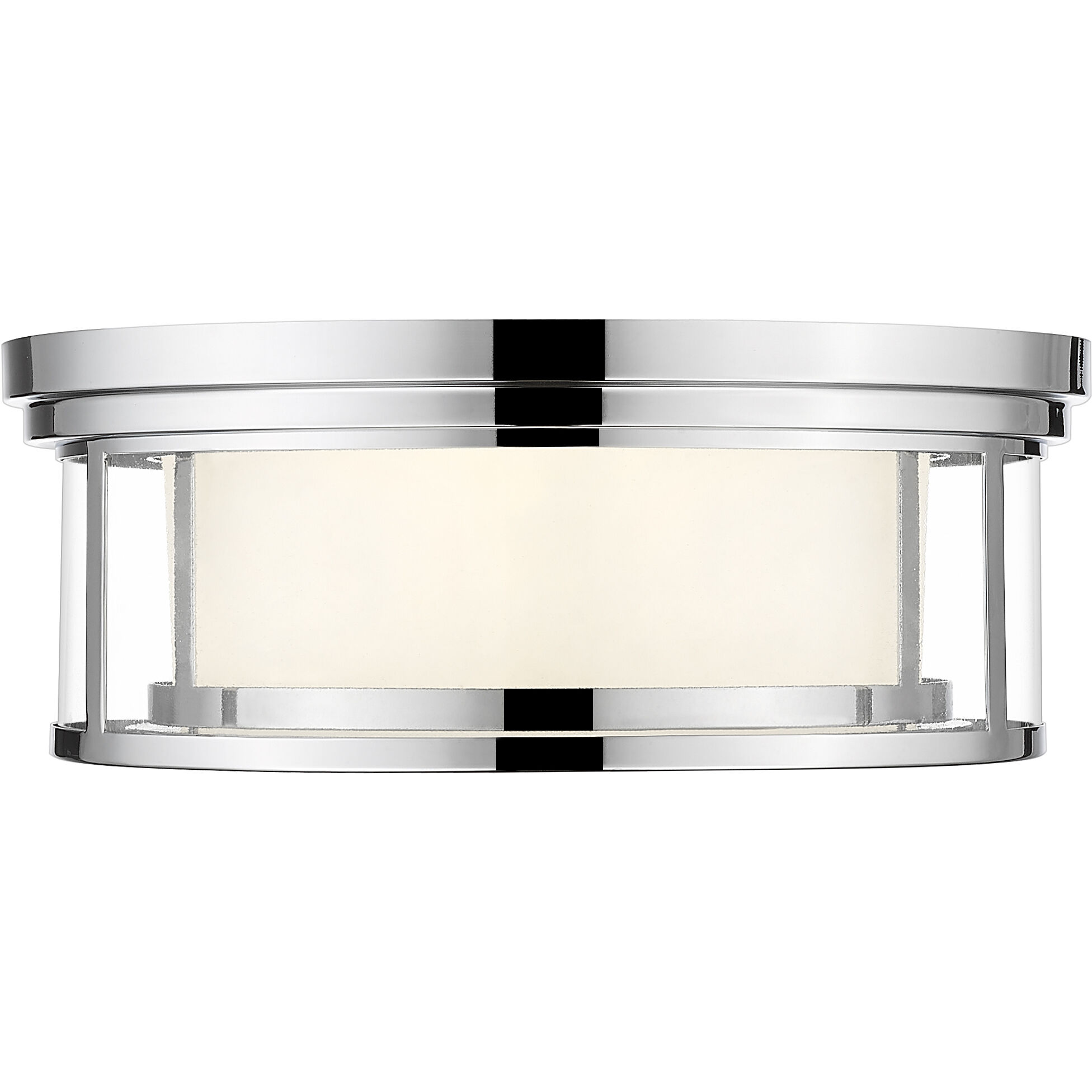 Willow 3 Light 16 inch Chrome Flush Mount Ceiling Light