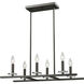 Verona 6 Light 13.00 inch Island Light
