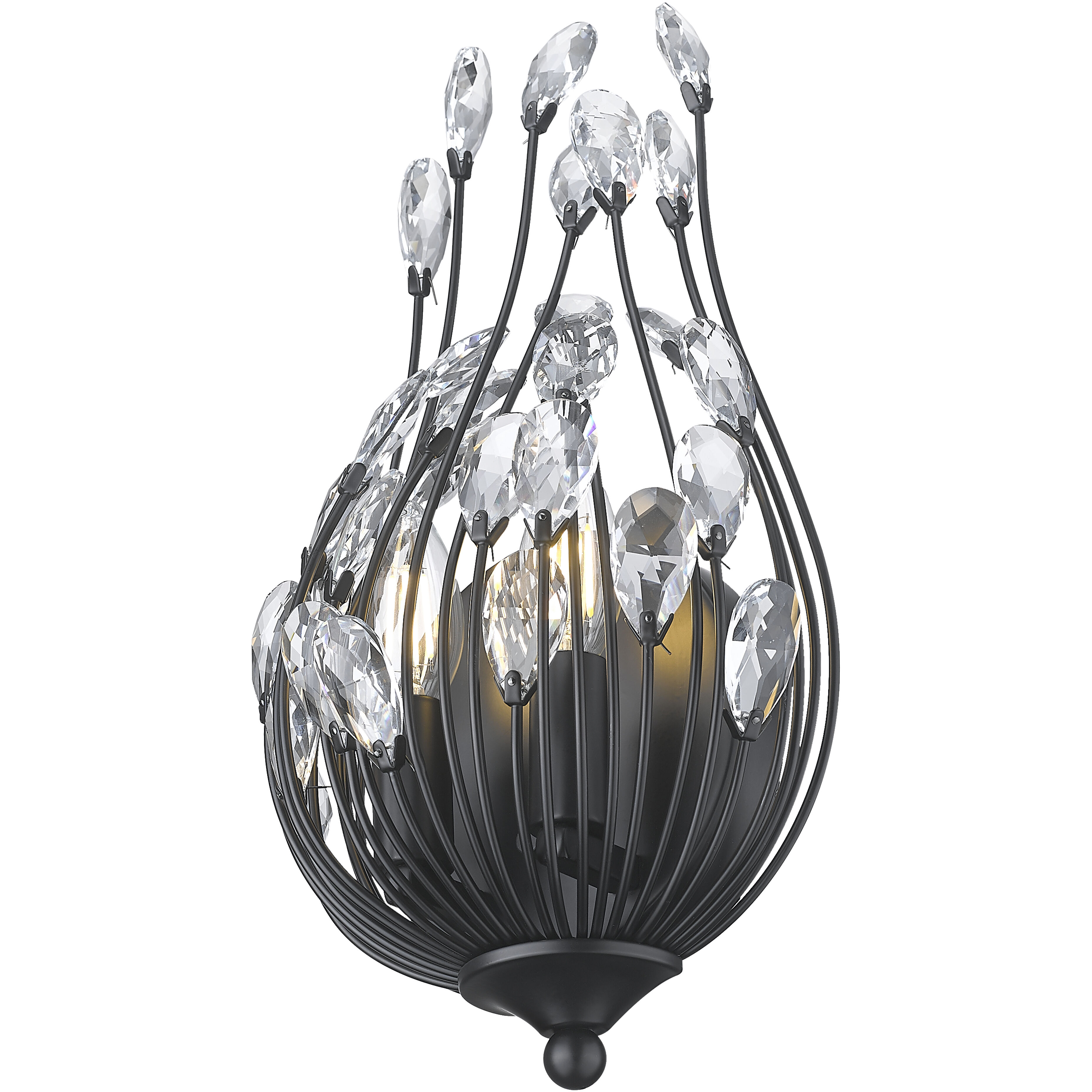 Gabriella Wall Sconce Wall Light in Matte Black