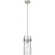 Fontaine 1 Light 6.25 inch Brushed Nickel Pendant Ceiling Light