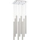 Forest LED 14 inch Chrome Chandelier Ceiling Light