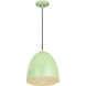 Z-Studio 1 Light 12 inch Mint Pendant Ceiling Light