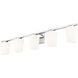 Nextra 5 Light 42 inch Chrome Bath Vanity Wall Light