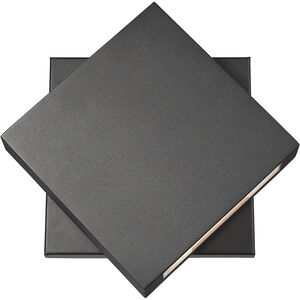 Quadrate LED 11.25 inch Black Outdoor Wall Light
