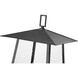 Rainer 4 Light 116.75 inch Black Outdoor Post Mounted Fixture in G9
