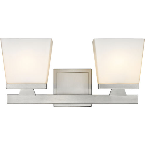 Astor 2 Light 16 inch Brushed Nickel Vanity Wall Light