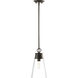 Wentworth 1 Light 7.5 inch Matte Black Pendant Ceiling Light