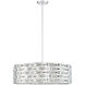 Aludra 7 Light 24 inch Chrome Chandelier Ceiling Light