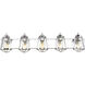 Mariner 5 Light 40 inch Chrome Vanity Wall Light