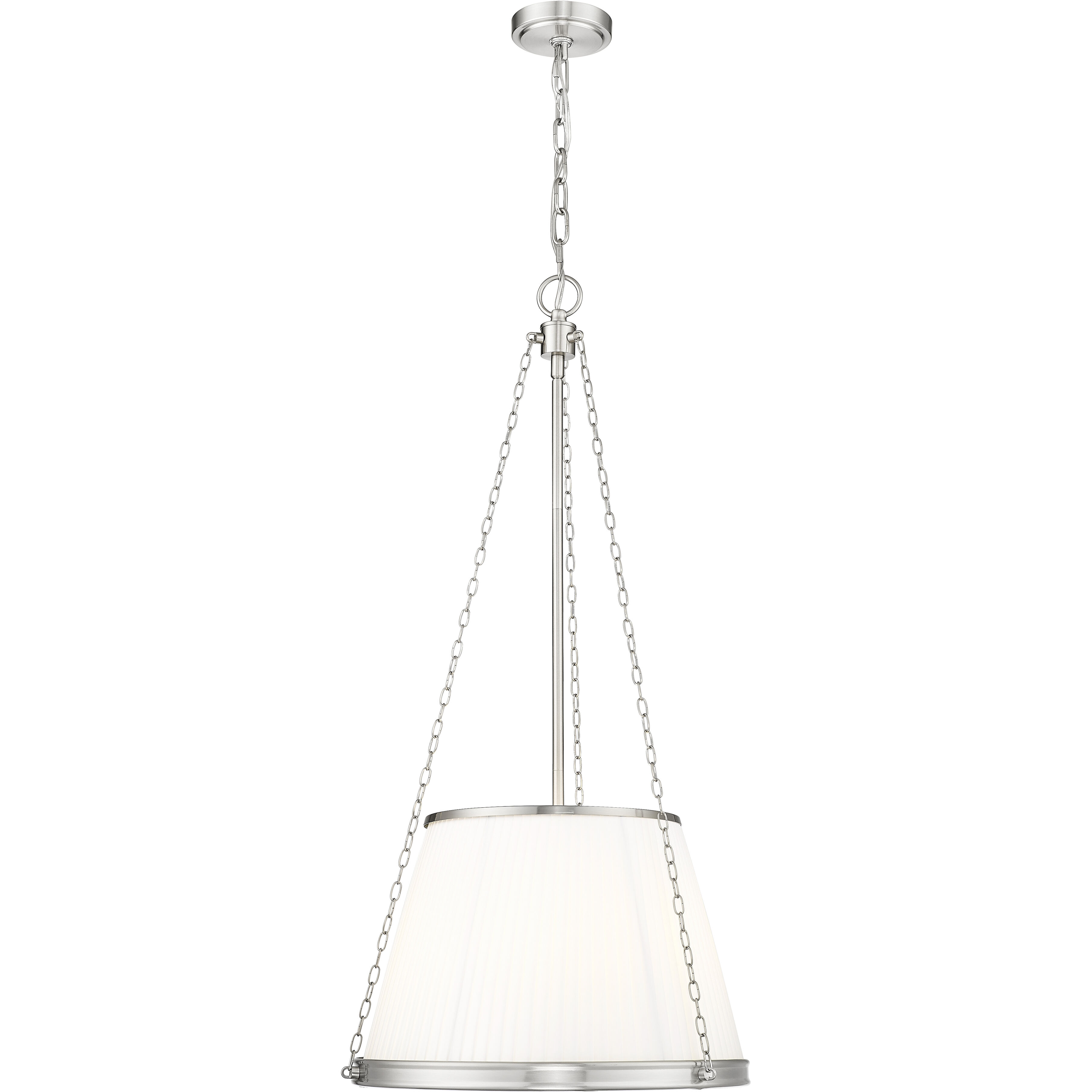 Madeline 5 Light 18 inch Brushed Nickel Pendant Ceiling Light