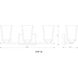 Darcy 3 Light 22 inch Matte Black Vanity Wall Light