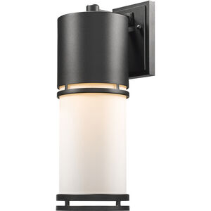Luminata LED 17.63 inch Black Outdoor Wall Light