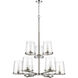 Callista 9 Light 38 inch Polished Nickel Chandelier Ceiling Light