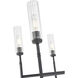 Esme 6 Light 38 inch Matte Black Chandelier Ceiling Light