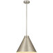 Eaton 1 Light 18 inch Brushed Nickel Pendant Ceiling Light