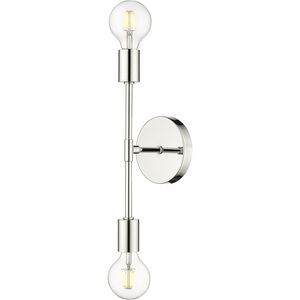 Modernist 2 Light 5 inch Chrome Wall Sconce Wall Light