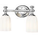 Orion 2 Light 13.75 inch Chrome Bath Vanity Light Wall Light