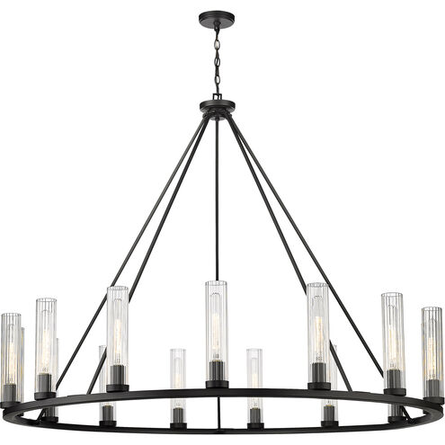 Beau 15 Light 60 inch Bronze Chandelier Ceiling Light