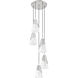 Aimie 5 Light 12 inch Brushed Nickel Chandelier Ceiling Light