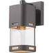 Lestat Outdoor Wall Light in 2, Deep Bronze