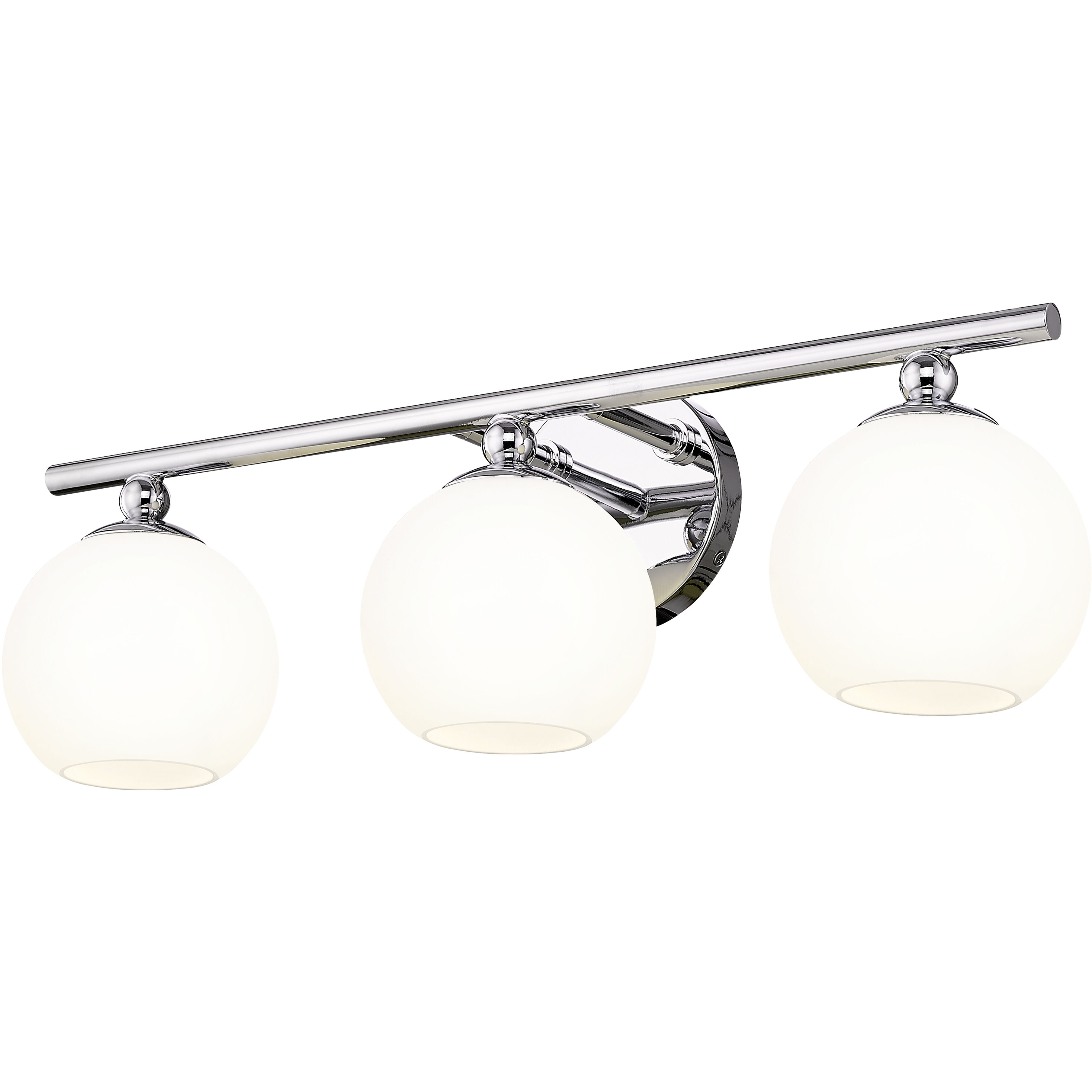 Neoma 3 Light 21.75 inch Chrome Vanity Wall Light