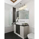Kinsley 4 Light 28 inch Chrome Vanity Wall Light
