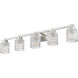 Jacqueline 5 Light 40.25 inch Brushed Nickel Bathroom Vanity Wall Light