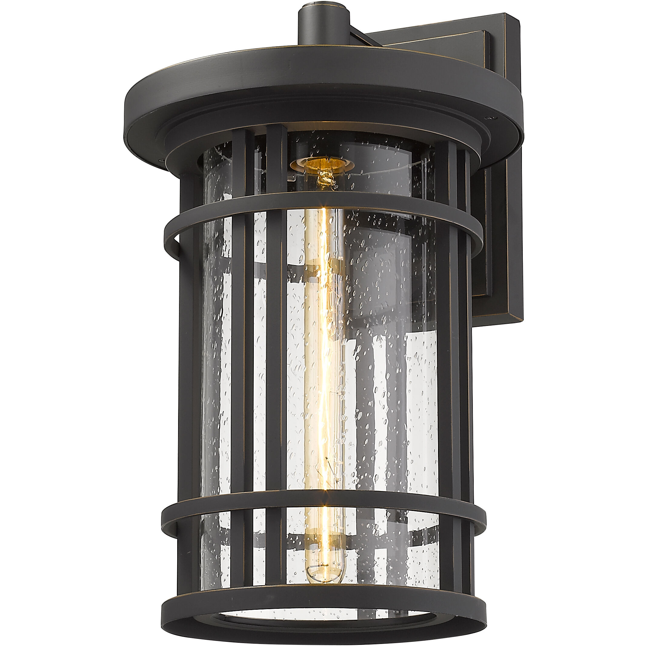 Jordan 1 Light 16.75 inch Oil Rubbed Bronze Outdoor Wall Light