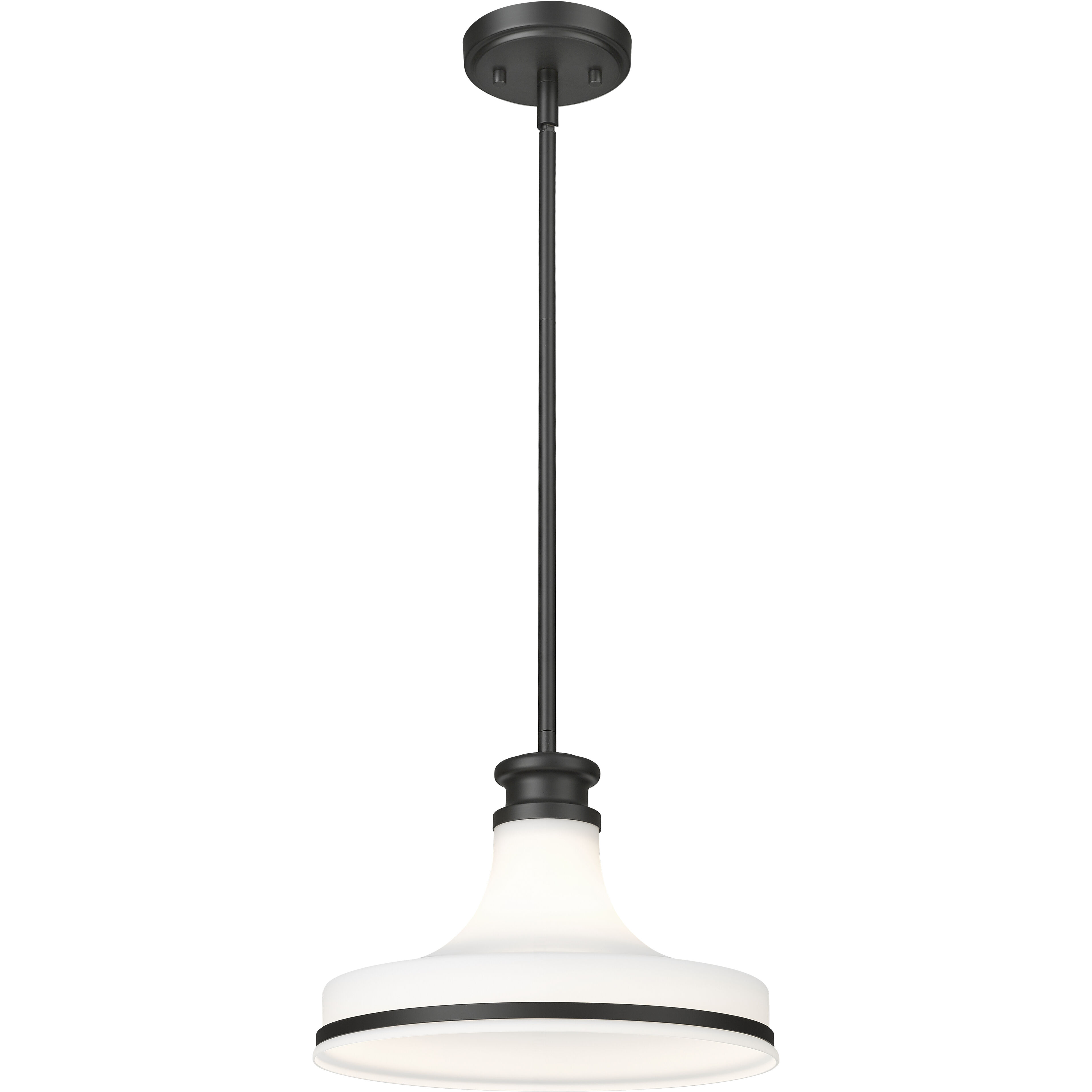 Reznor Pendant Ceiling Light in Matte Black