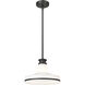 Reznor Pendant Ceiling Light in Matte Black