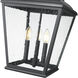 Raphael 3 Light 12 inch Sand Black Outdoor Chain Mount Ceiling Fixture in Soft Sand Black