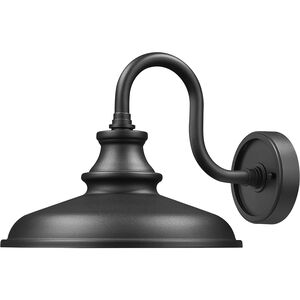 RLM 1 Light 10.25 inch Sand Black Outdoor Wall Light