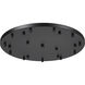 Multi Point Canopy Matte Black Ceiling Plate