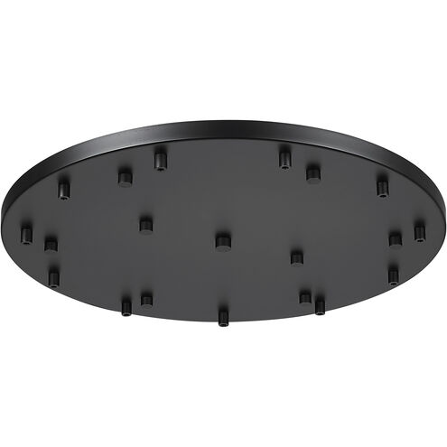 Multi Point Canopy Matte Black Ceiling Plate