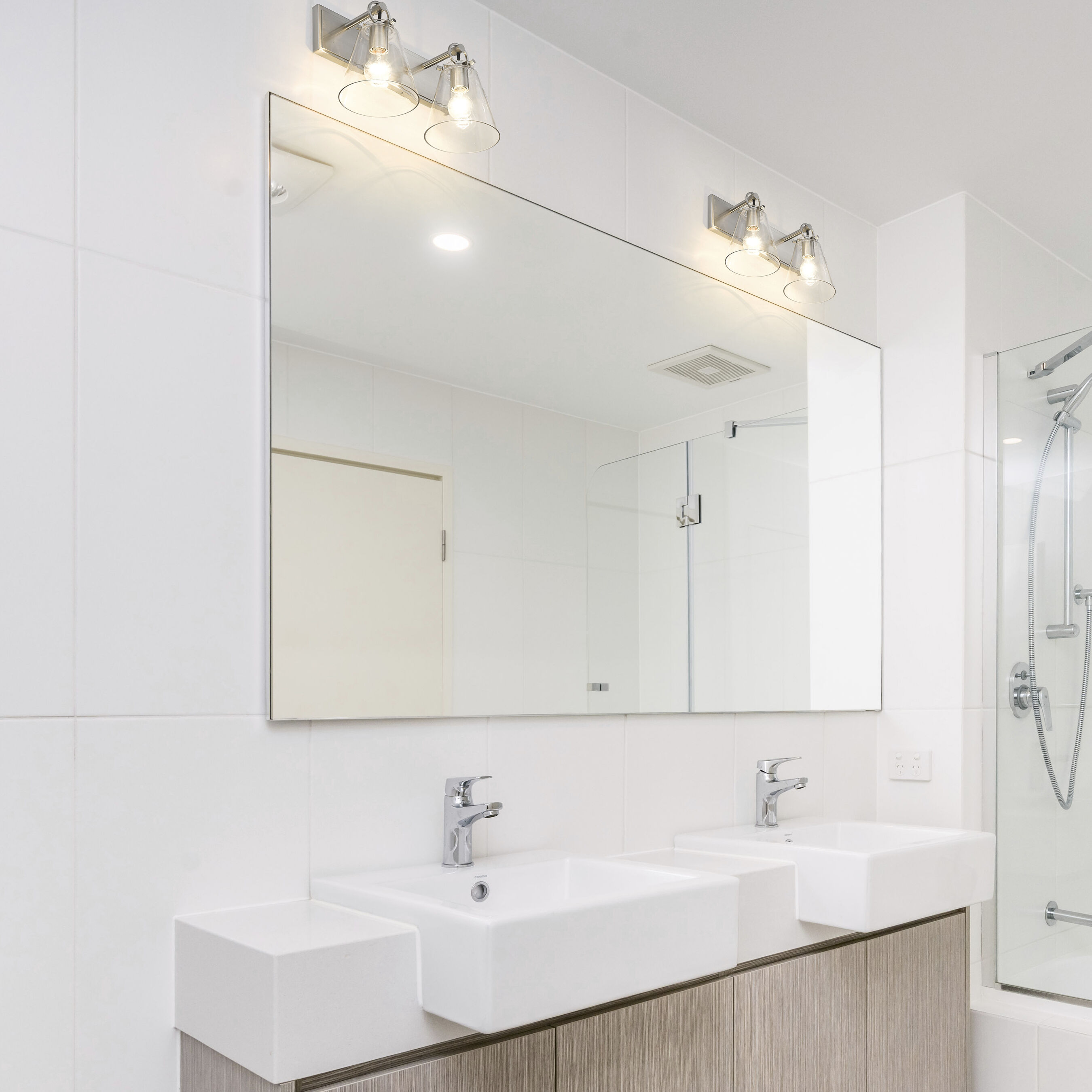 Harper 2 Light 15.5 inch Brushed Nickel Vanity Wall Light