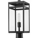 Nuri 1 Light 17.75 inch Black Outdoor Post Mount Fixture