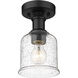 Bryant 1 Light 5.5 inch Matte Black Flush Mount Ceiling Light