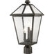 Talbot 3 Light 10.00 inch Post Light & Accessory