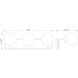 Parsons 3 Light 24 inch Matte Black and Olde Brass Vanity Wall Light