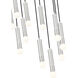 Stari 11 Light 24 inch Brushed Nickel Chandelier Ceiling Light