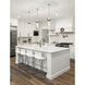 Fontaine 3 Light 9 inch Brushed Nickel Pendant Ceiling Light